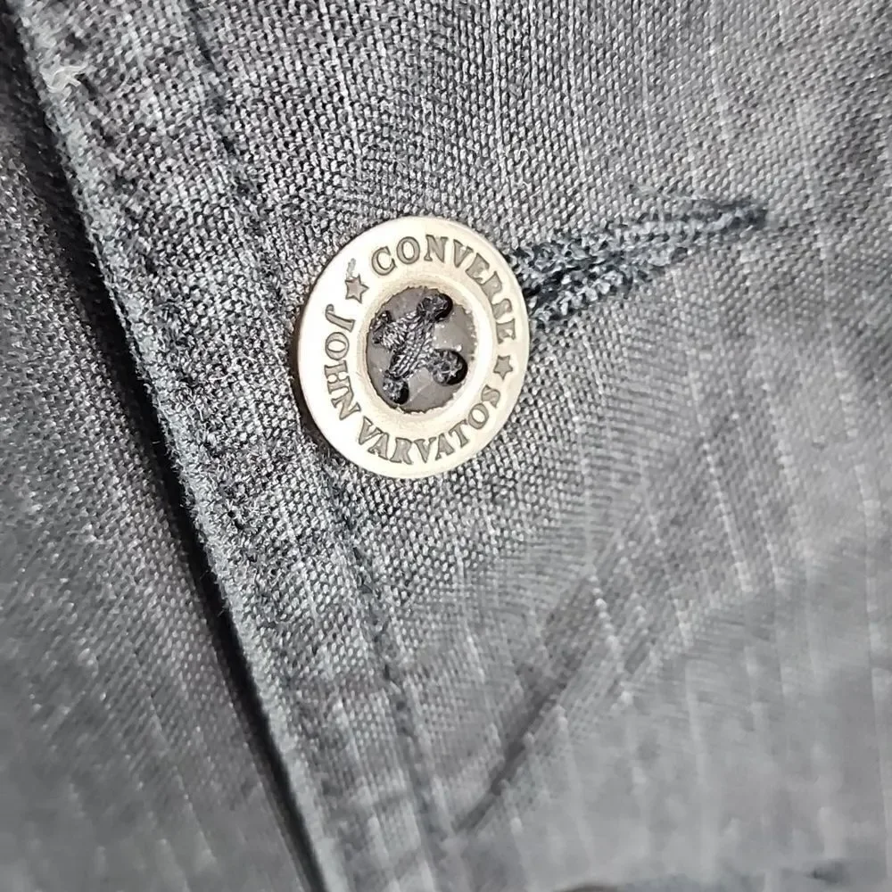 Vtg John Varvatos Converse Collaboration Vest Size L Chuck Taylor